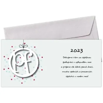 Novoroční přání PF-034 novoroční blahopřání 2026 PF-034 Nižší cena pro více kusů!