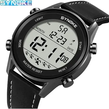 Hodinky Pánské LED sportovní hodinky – voděodolné, velký displej Barva (Varianta): Černá