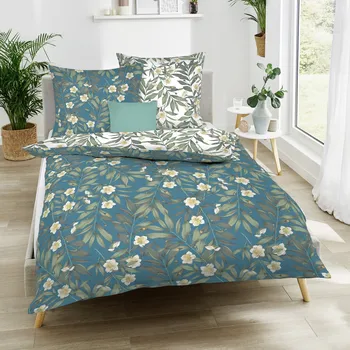 Povlečení Kaeppel | Povlečení Florence azur 140x200, 70x90 - makosatén