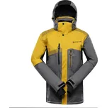 Pánská bunda ALPINE PRO DEAR 2 žlutá/šedá XS