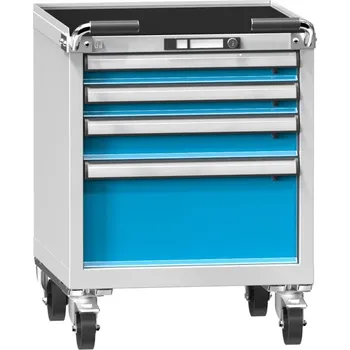 Zásuvkový kontejner POLAK Mobilní kontejner ZAM 59-2 [světle šedá, světle šedá, E - výsuv 100%, nosnost zásuvky 80 kg]