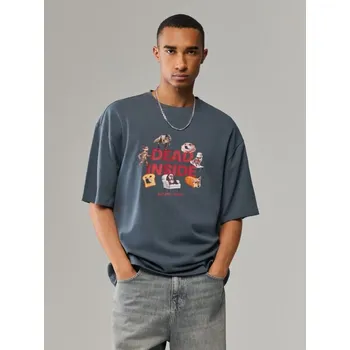 Oblečení a móda Tričko s&nbsp;potiskem - XL - House - šedá - 523IH-85X