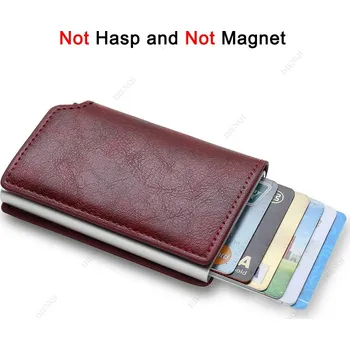 Peněženka Slim peněženka s RFID ochranou a automatickým vysouváním karet Barva (Varianta): Červená