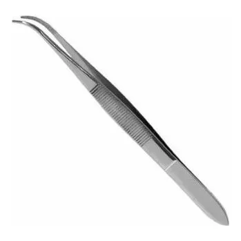 pinzeta zahnutá, 115 mm dlouhá, nerez Proedge 53440