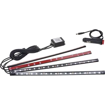 LED páska 95RGB-SET13 LED podsvětlení vnitřní/vnější RGB 12V, bluetooth, 4 pásky