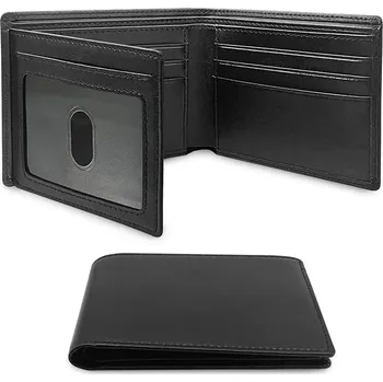 Peněženka Slim peněženka s RFID ochranou a okénkem na doklady Barva (Varianta): Černá