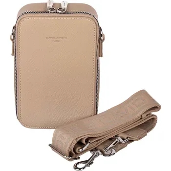Kabelka Dámská cross body kabelka taupe David Jones 7302281-1