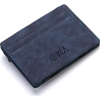 Malá pánská peněženka – zip, kapsa na mince, držák karet Barva (Varianta): Modrá