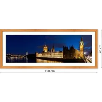 Rám na obraz Fotoobraz v rámu s paspartou 40x100 cm FOPKDL6-40x100 Nižší cena pro více kusů!