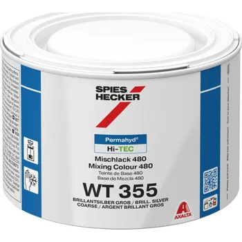 Autolak Spies Hecker Permahyd Hi-TEC Mixing Colour 480 WT 355 brilliant silver coarse 0,5 l