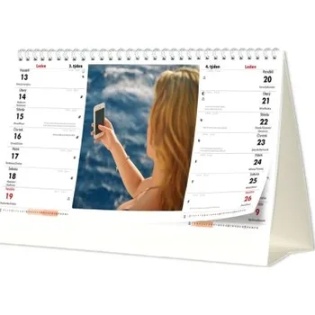 Fotokalendář Stolní brilantní fotokalendář SKN-01 stolní kalendář z vlastních fotografií 2026 SKN-01-BRIL Nižší cena pro více kusů!