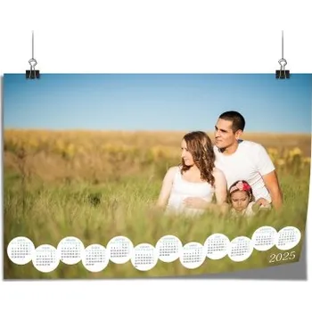 Fotokalendář Roční kalendář NKR-04 s fotografií 40x60 nástěnný foto-kalendář 2026 NKR-04-40x60 Nižší cena pro více kusů!