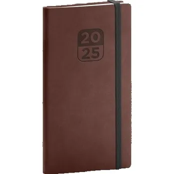 Diář Aprint Top týdenní hnědý kapesní diář 2025 již pouze 1 ks 2025 PGD-KAPAT-5654 Nižší cena pro více kusů!