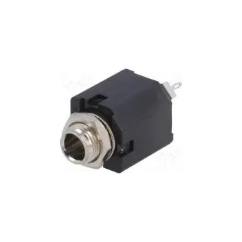 Elektrická zásuvka Zásuvka Jack 6,35mm zásuvka stereo přímý do panelu THT