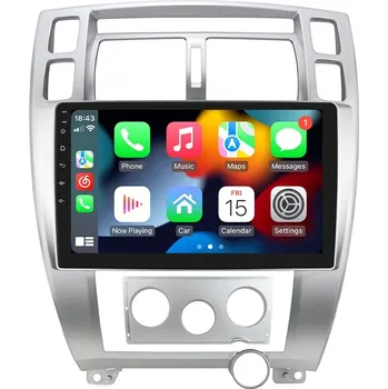 Autorádio HIZPO KXTUS101 Autorádio 10,1" Android pro Hyundai Tucson Barva rámečku: Stříbrná, Model: P101002CP (2+32GB)