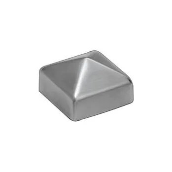 Krytka dřevěného sloupku, 40 x 40 mm, nerez broušená V2A