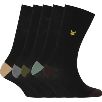 Pánská móda Ponožky Lyle and Scott Black 1168530 Mens 7-11