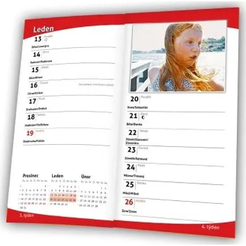 Diář Foto diář čtrnáctidenní z vlastních fotek 85x154 mm 2026 DIAR-02 Nižší cena pro více kusů!