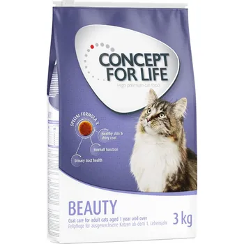 Krmivo pro kočku 3x3kg Concept for Life Beauty Adult