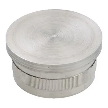 Koncovka vroubkovaná plochá 33,7 x 2,0 mm, nerez broušená V2A