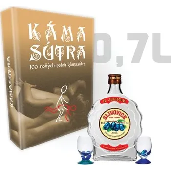 Kámasútra - 100 nových poloh kámasútry - Velká léčivá kniha se Slivovicí 0,7 l LK-0041-07l-SLI Nižší cena pro více kusů!