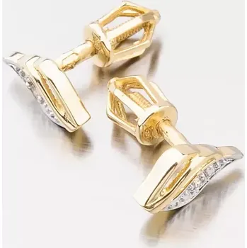 Náušnice Dámské náušnice žluté zlato 585 52GZ-8024ZB-SR