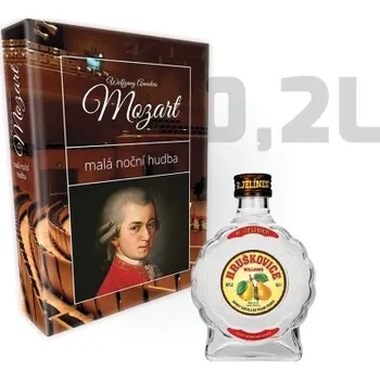 W.A. Mozart - Malá noční hudba - Léčivá kniha s Hruškovicí 0,2 l LK-0039-02l-HRU Nižší cena pro více kusů!