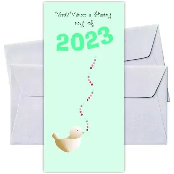 Novoroční přání PF-018 novoroční blahopřání 2026 PF-018 Nižší cena pro více kusů!