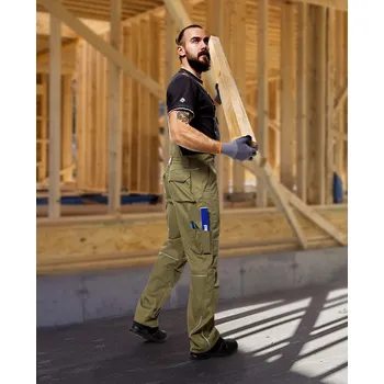 pracovní tričko ARDON® Kalhoty s laclem ARDON®SUMMER khaki DOPRODEJ Barva: Khaki, Velikost: 54