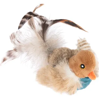 Hračka pro kočku TIAKI Pipo 8,9 x 7,6 x 8,9 cm hnědá