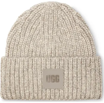 Čepice Dámské Zimní čepice UGG U CHUNKY RIB BEANIE 20061-LGRY – Šedá