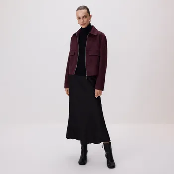 Dámská sukně Reserved - Saténová midi sukně - černý - 074GG-99X - 074GG-99X-L