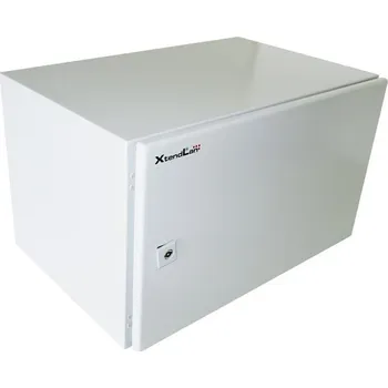 Elektroinstalační materiál XtendLan WEH-4U-603630 Rozvaděč, 19", na stěnu, venkovní, výška 4U, 600×360, IP55, plné dveře, šedý WEH-4U-603630