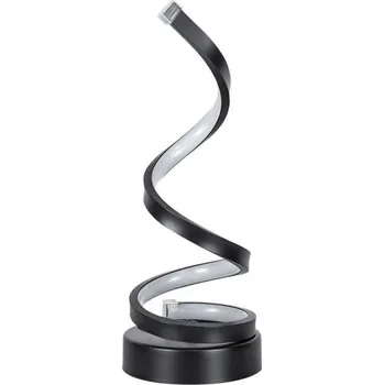 Potah na židli dobirkov.cz Spirálová LED stolní lampa, 3 barvy světla, USB, regulace jasu