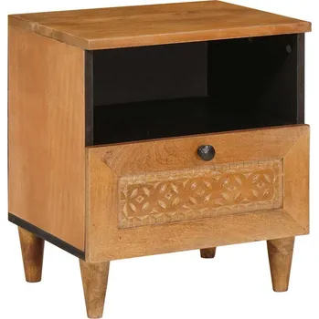 Ložnice Noční skříňka se zásuvkou Světle hnědá 40 x 33 x 46 cm