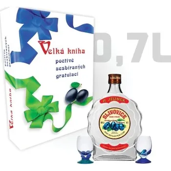Tiskopis Kniha gratulací - Velká léčivá kniha se Slivovicí 0,7 l LK-0031-07l-SLI Nižší cena pro více kusů!