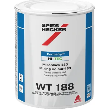 Autolak Spies Hecker Permahyd Hi-TEC Mixing Colour 480 WT 188 super deep black 1 l
