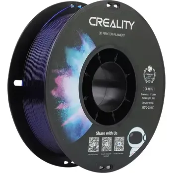 3D tisk CR-PETG Filament Creality 1,75 mm 1 kg | Transparentní Modrá