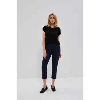 Dámské kalhoty Volné 7/8 kalhoty Moodo černá | modrá 1916080