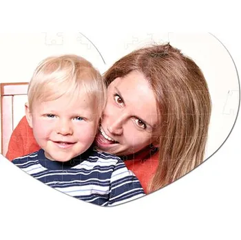 Rám na obraz Puzzle ve tvaru srdce, 100 dílků PUZZ-M08