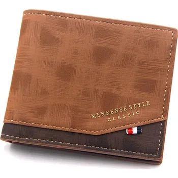 Peněženka Malá pánská peněženka – klasický styl, kapsa na mince Barva (Varianta): Hnědá