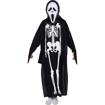 Karnevalový kostým Kostým kostlivec 120 cm