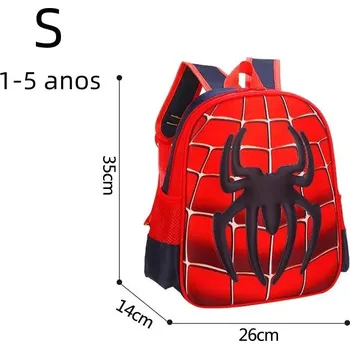 Školní batoh Dětský batoh Spider King – voděodolný, pro školáky 2–16 let Barva (Varianta): Full Red S