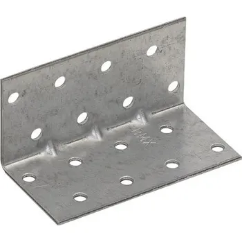 Stavební materiál DOMAX KMP montážní úhelník s prolisem KMP 3 - 40 x 40 x 80 x 1.5 mm (20 ks)