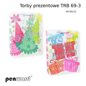 Set školních potřeb Torebka prezentowa urodzinowa 40x30x12cm MIX