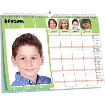 Fotokalendář Velký Activity planner 4R - nástěnný fotokalendář NKN-54-A1 nástěnný foto-kalendář 2026 NKN-54-A1 Nižší cena pro více kusů!