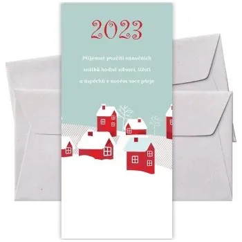 Novoroční přání PF-021 novoroční blahopřání 2026 PF-021 Nižší cena pro více kusů!