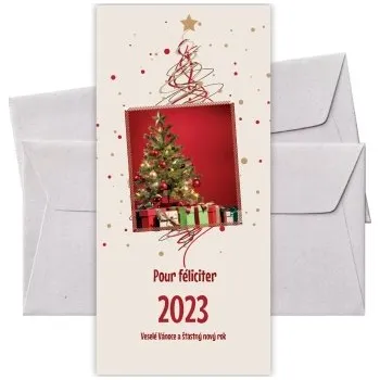 Novoroční přání PF-072 novoroční blahopřání 2026 PF-072 Nižší cena pro více kusů!