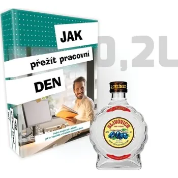 Jak přežít pracovní den - Léčivá kniha se Slivovicí 0,2 l LK-0046-02l-SLI Nižší cena pro více kusů!