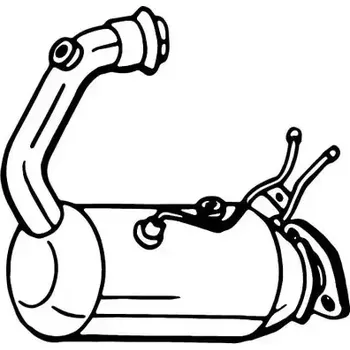 Filtr pevných částic BOSAL Filtr pevných částic BS 095-814 + DOPRAVA ZDARMA!